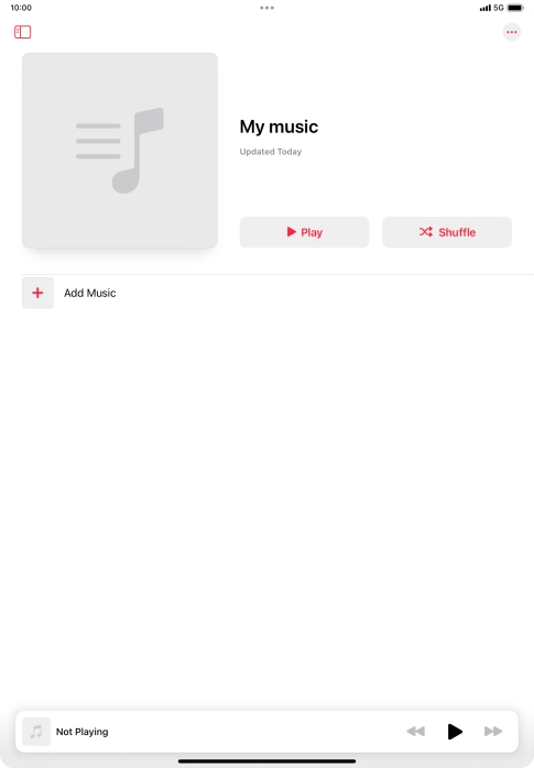 Press Add Music.