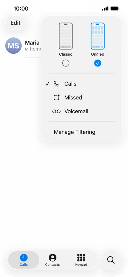 Press Voicemail.