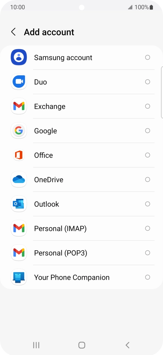 Press Google.