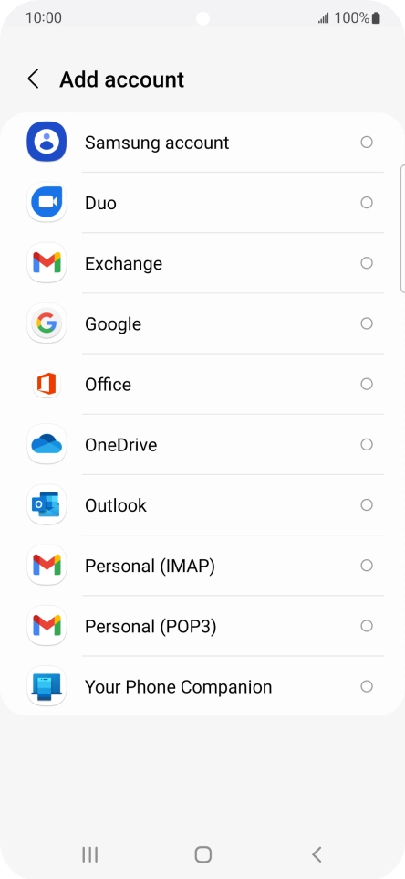 Press Google.