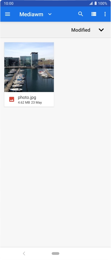 Press the required file.