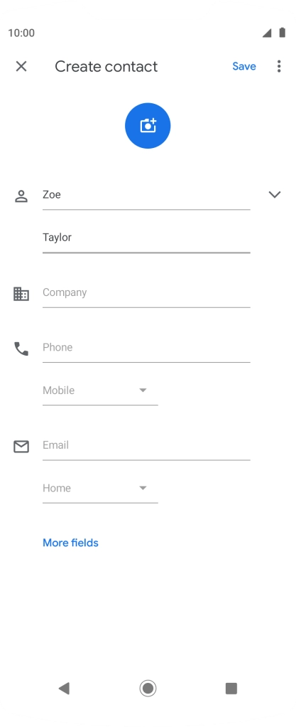 Press Phone and key in the required phone number.