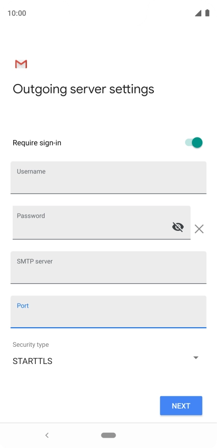 Press the drop down list below 