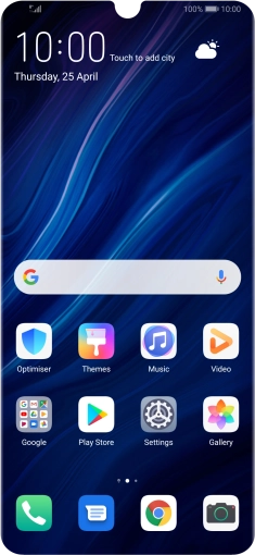 Press the phone icon.