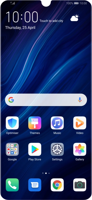 Press the phone icon.