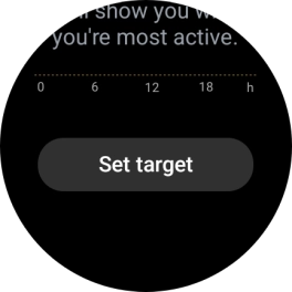 Press Set target.