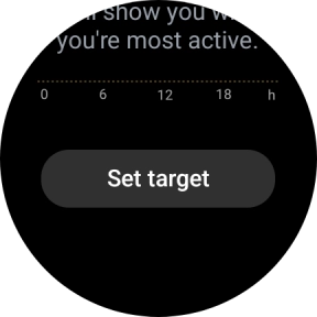Press Set target.