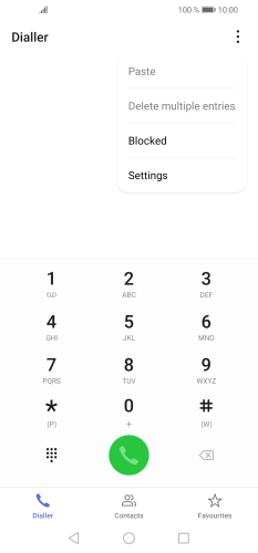 Press Settings.