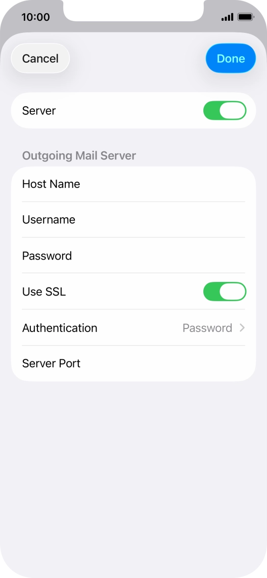 Press Authentication.