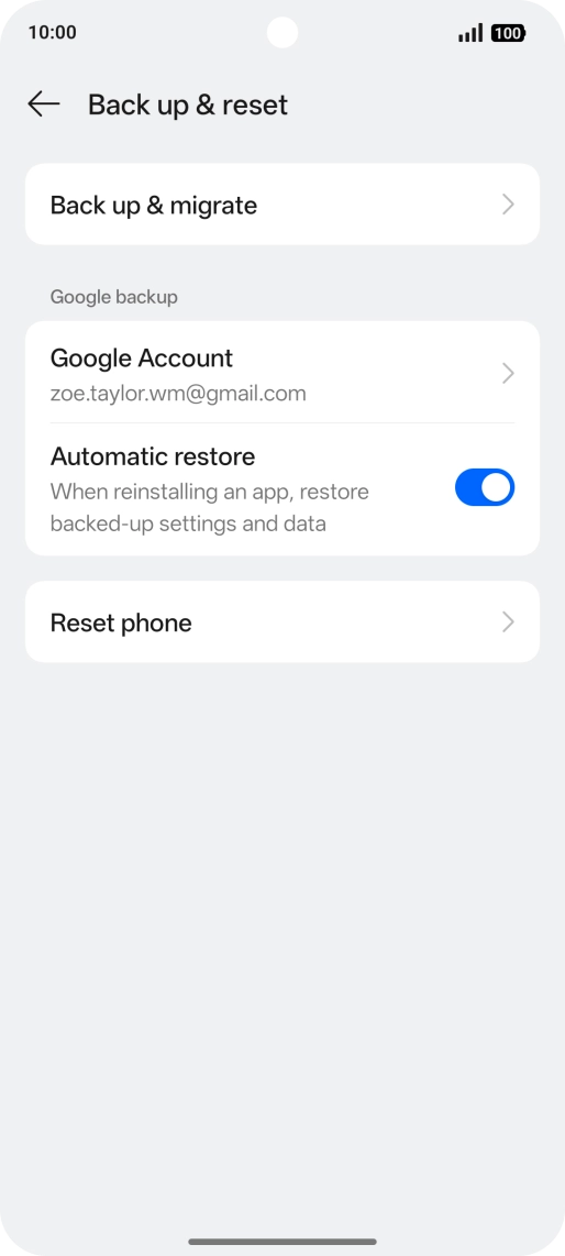 Press Reset phone.