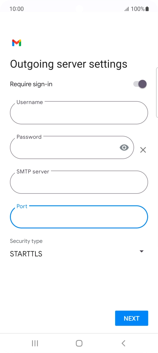 Press the drop down list below 
