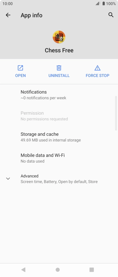 Press Storage and cache.