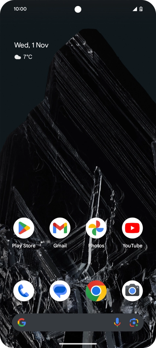 When the battery charging icon is displayed, charging is in progress.