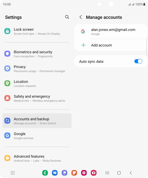 Press the Home key to return to the home screen.