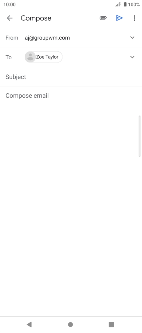 Press Subject and key in the required subject.
