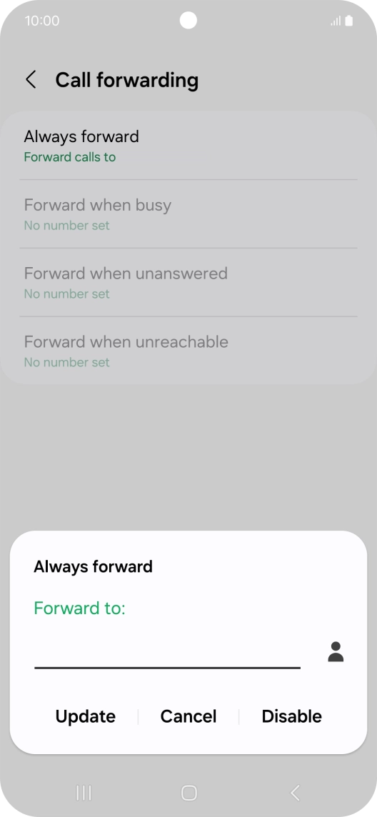 Press Disable.