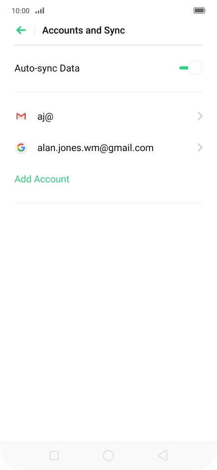 Press the Home key to return to the home screen.