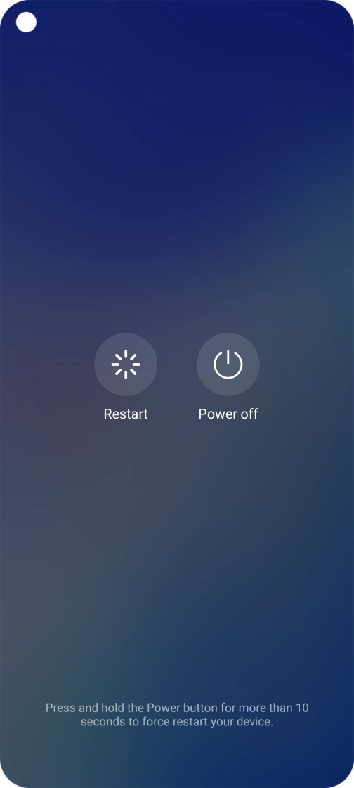 Press Power off.