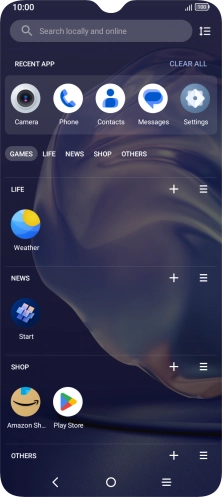Press Play Store.