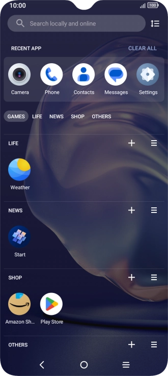 Press Play Store.