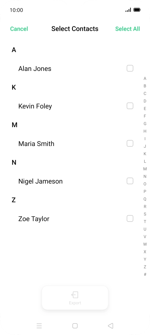 Press Select All.