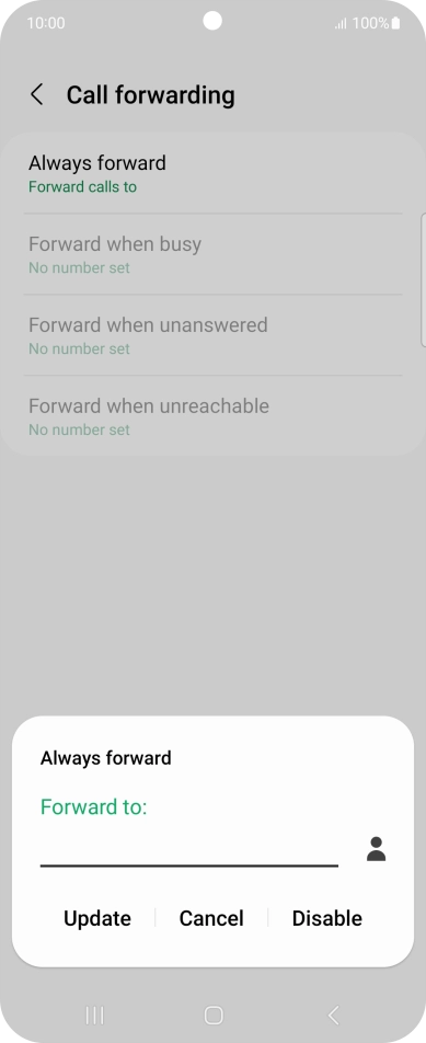 Press Disable.
