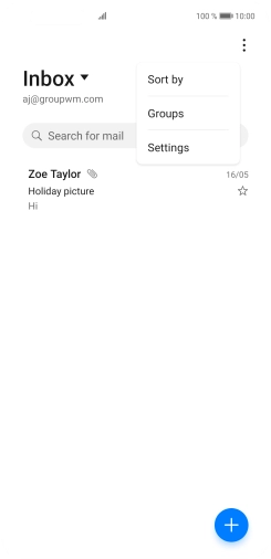 Press Settings.