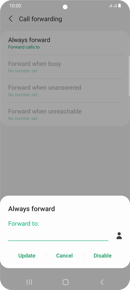 Press Disable.