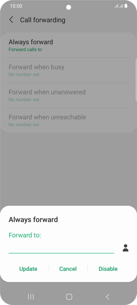 Press Disable.