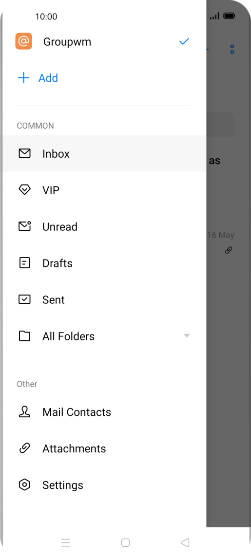 Press Settings.