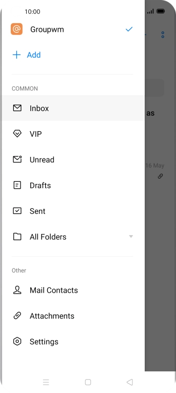 Press Settings.