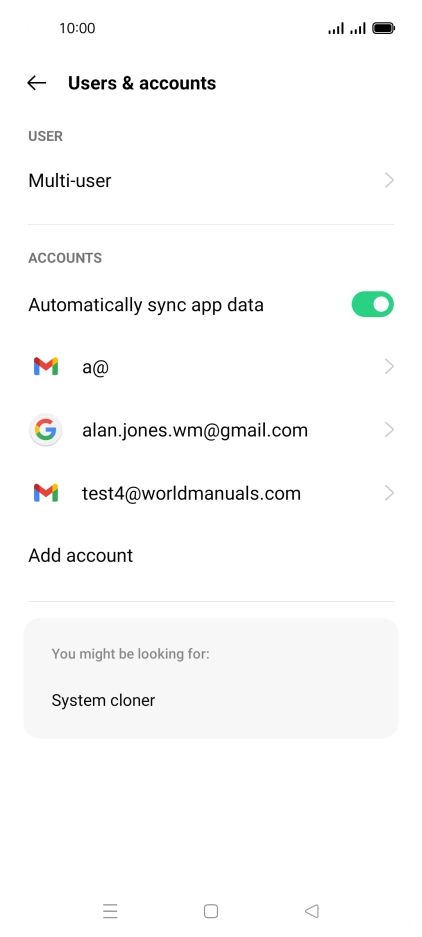 Press the Home key to return to the home screen.