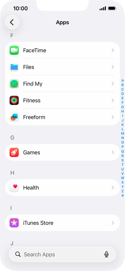 Press FaceTime.