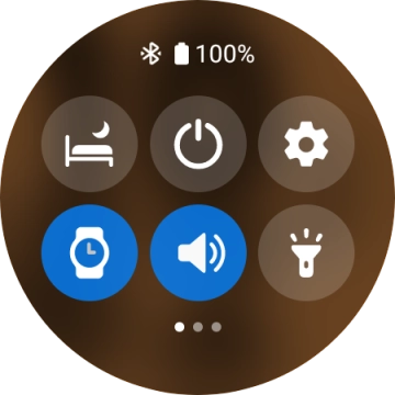Press the power off icon.