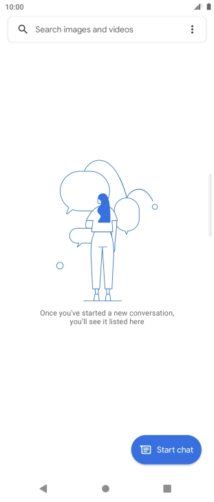 Press Start chat.