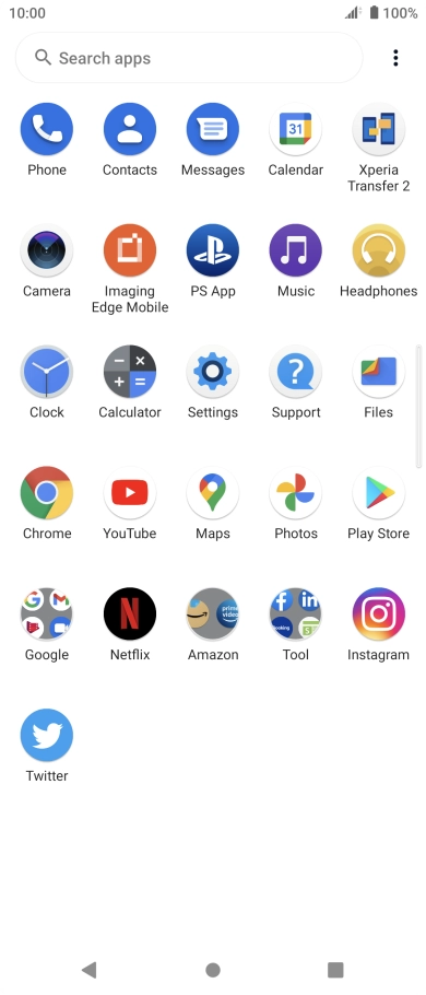 Press Play Store.