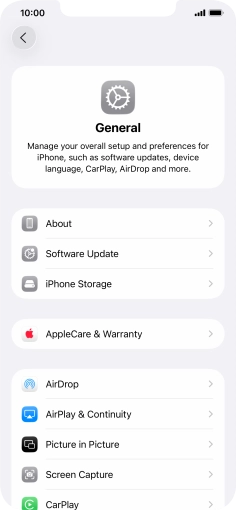Press Software Update. If a new software version is available, it's displayed. Follow the instructions on the screen to update the phone software.