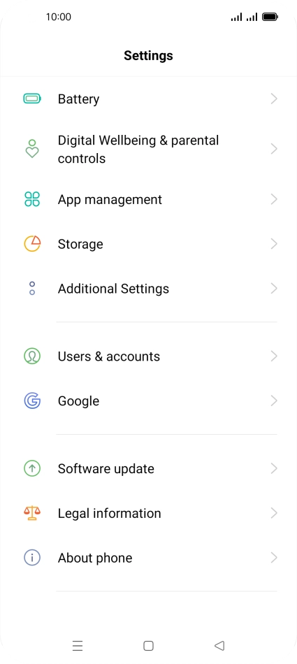 Press Additional Settings.