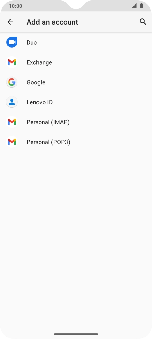 Press Google.