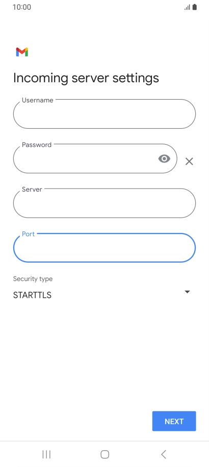 Press the drop down list below 