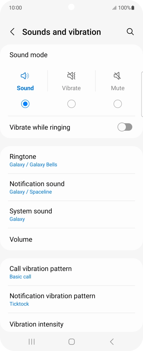 Press Ringtone.