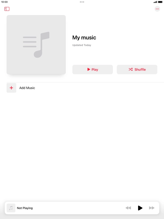 Press Add Music.