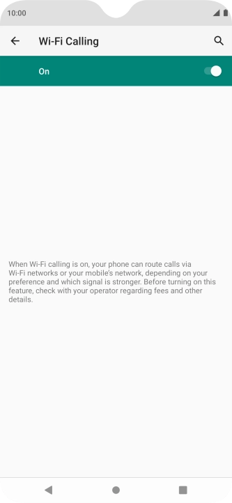 Press the Home key to return to the home screen.