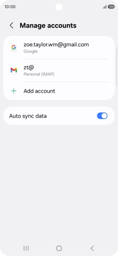 Press the Home key to return to the home screen.