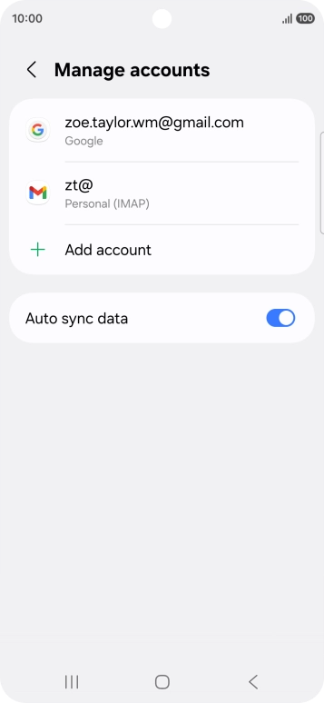 Press the Home key to return to the home screen.