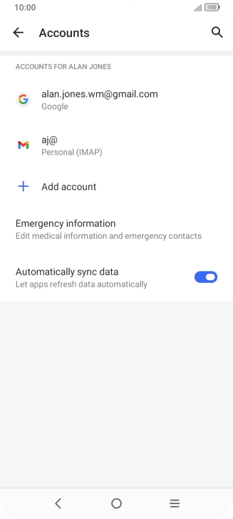 Press the Home key to return to the home screen.