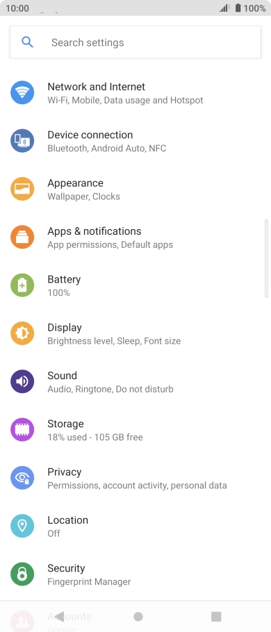 Press Apps & notifications.