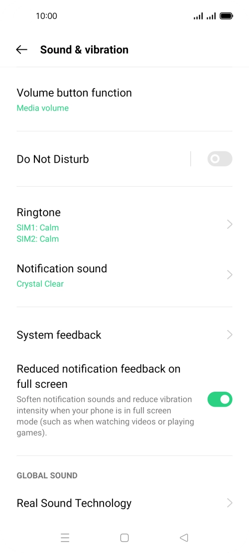 Press Ringtone.