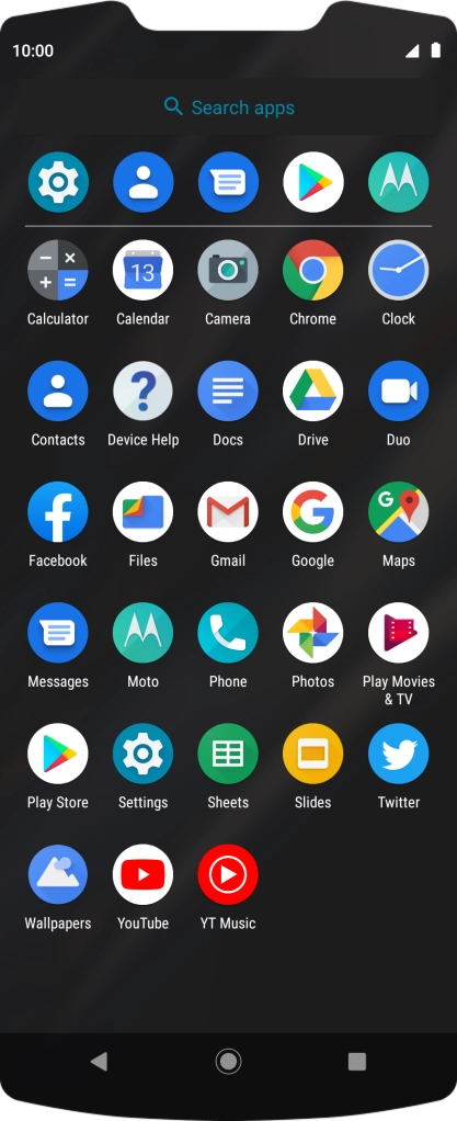 Press Play Store.
