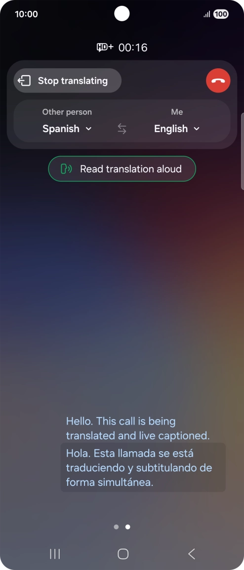 Follow the instructions on the screen to select the required language settings and use the function.